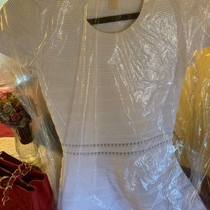 Michael Korda white dress